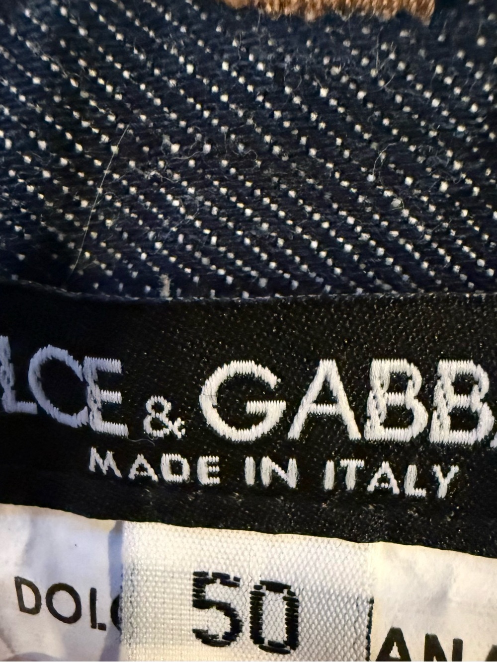 Dolce And Gabbana D&G 14 Classic Metal DG Plaque Pants Size 34x29 Y2k - Picture 5 of 9